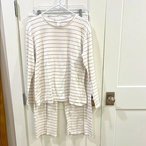 LAKE pajamas Pima Crew Long-Long Set